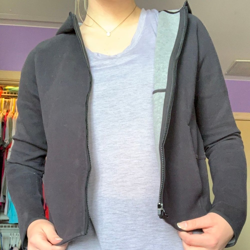 Lululemon Black Hooded Jacket